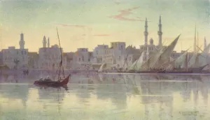 R Talbot Kelly Prints: Early Morning at Damietta, c1880, (1904). Artist: Robert George Talbot Kelly