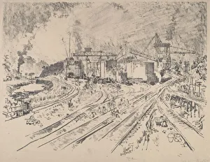 Pennell Joseph Gallery: Early Morning, Miraflores, 1912. Creator: Joseph Pennell