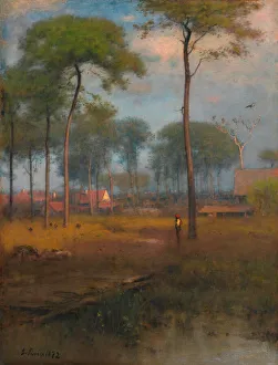 Rooftops Gallery: Early Morning, Tarpon Springs, 1892. Creator: George Inness
