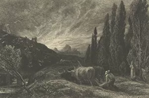 Ploughing Gallery: The Early Ploughman, or The Morning Spread Upon the Mountains, before 1861