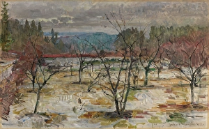 Gerhard Morgenstjerne Munthe Prints: Early Spring, 1922. Creator: Gerhard Munthe