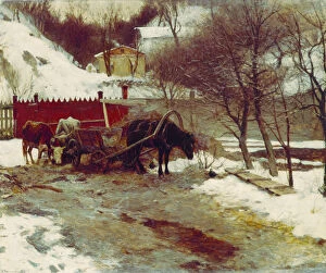 Early Spring. Artist: Svetoslavsky, Sergei Ivanovich (1857-1931)
