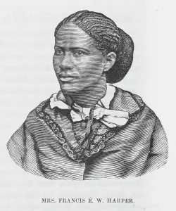 Abolition Prints: Earnest in the cause; Mrs. Frances E. W. Harper, 1872. Creator: Unknown