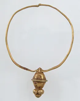 Late Antiquity Prints: Earring, Avar, 3rd century (?). Creator: Unknown