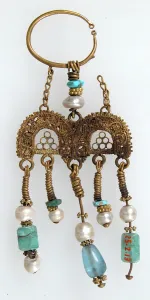 Kharga Oasis Prints: Earring, Coptic, 2nd-3rd century. Creator: Unknown