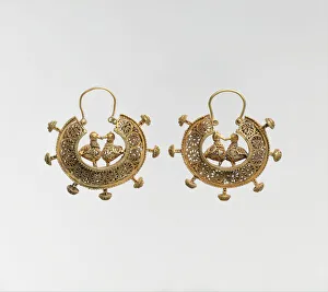 Open Work Prints: Earring, Iran, 11th-12th century. Creator: Unknown