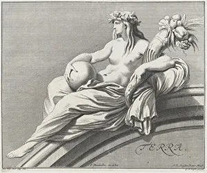 Earthly Prints: Earth, 1735. Creator: Johann Justin Preissler