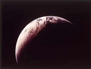 Planet Gallery: Earth from Apollo 4 spacecraft, 9 November 1967. Creator: NASA
