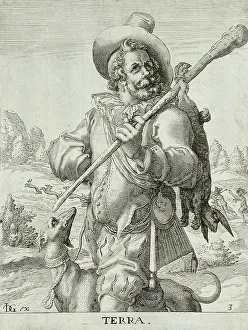 Gheyn Jacques De Ii Prints: Earth, c1588. Creator: Jacques de Gheyn II