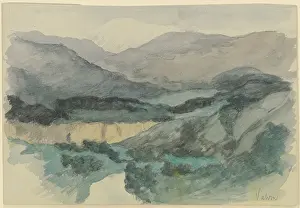 South Tyrol Prints: The Earth Pillars by the Schalderer Bach near Vahrn, 1878. Creator: Louis Eysen