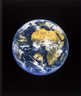 Planet Prints: Earth from space - Africa and the Atlantic Ocean, c1980s. Creator: NASA