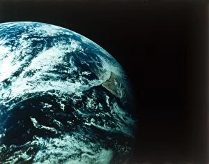 Shoot for the Moon Collection: Earth from space, Apollo II mission, July 1969. Creator: NASA