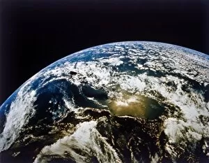 Sphere Collection: Earth from space - the Mediterranean, c1980s. Creator: NASA