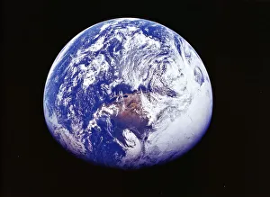 Earth from space, photographed by spacecraft Apollo 16, April 16 1972