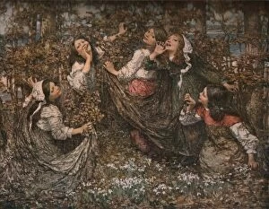 Forest Collection: The Earths Awakening, 1909, (c1930). Creator: Edward Atkinson Hornel