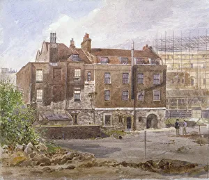 East front of the Almonry office, Middle Scotland Yard, Westminster, London, 1884