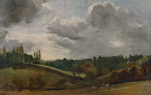 Constable John Gallery: East Bergholt, ca. 1813. Creator: John Constable