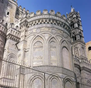 The east facade of Palermo cathedral, 12th century. Artist: Walter Ophamil The east facade of Palermo cathedral, 12th century. Artist: Walter Ophamil