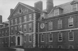 Campus Gallery: East front, McKinley Memorial Hospital, University of Illinois, Urbana, Illinois, 1926