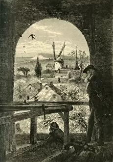 Bryant Gallery: East Hampton, from the Church Belfry, 1872. Creator: John J. Harley