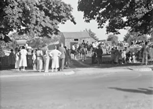 On Looker Prints: East Hampton horse show, 1936. Creator: Arnold Genthe