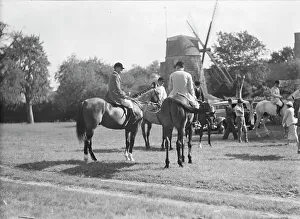 On Horseback Prints: East Hampton horse show, 1936. Creator: Arnold Genthe