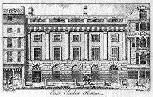 The East India House, City of London, late 18th century.Artist: B Green