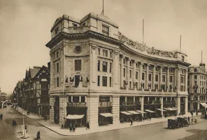 Regent Street Prints: East India House, Libertys Individualised Frontage on the New Regent Street, c1935