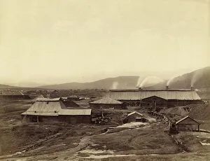 East Side of the Kutomara Silver Smelting Plant, 1891. Creator: Aleksei Kuznetsov