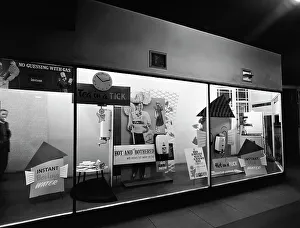 East Midlands Gas Board shop window, Doncaster, South Yorkshire, 1961