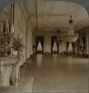 Reception Gallery: East room where receptions are held, White House, Washington D.C. c1900