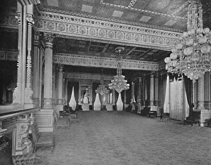 Reception Room Prints: East Room of the White House, Washington, D. C. c1897. Creator: Unknown