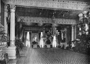 Singleton Gallery: The East Room at the White House, Washington DC, USA, 1908
