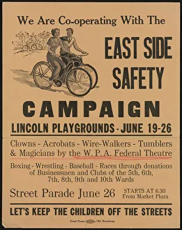 East Side Safety Campaign, [193-]. Creator: Unknown