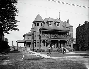 Club House Prints: East Saginaw Club, Saginaw, Mich. c1908. Creator: Unknown