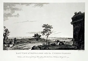 Direction Prints: East View of Bangalore with the Cypress Garden, 1794. Creator: Robert Home