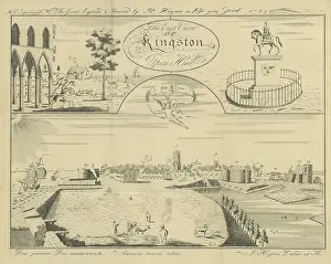 Churches Prints: The East View of Kingston Upon Hull, 1735, (1869). Creator: Inigo Haynes