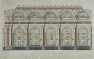 East side view of the Livery Hall of the Clothworkers Company, City of London, 1860