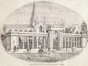 Granite Prints: East and West Churches, Aberdeen, c1860s. Creator: Unknown