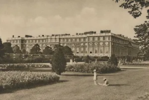 Arthur St John Prints: East Wing of Hampton Court Added By Wren on the Site of the Cardinals Work, c1935