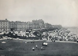 Eastbourne - General View from the Wish Tower, 1895