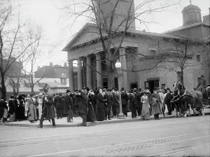 Easter Crowds; St. John's, 1911. Creator: Harris & Ewing. Easter Crowds; St. John's, 1911. Creator: Harris & Ewing