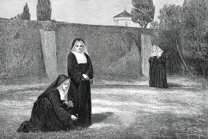 Nuns Prints: Easter by Edwin Bale, from the exhibition at the Dudley Gallery