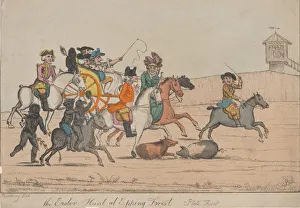 Easter Prints: The Easter Hunt at Epping Forest, Plate First, 1800-1820. Creator: Unknown