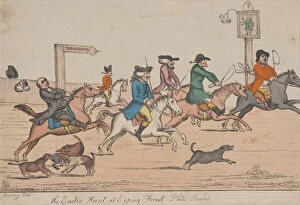 The Easter Hunt at Epping Forest, Plate Second, ca. 1810. Creator: Unknown