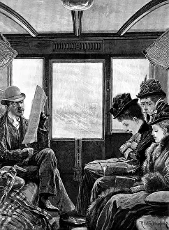 Railway Carriage Prints: Easter Manoeuvres: 'Eyes Right!', 1890. Creator: Unknown