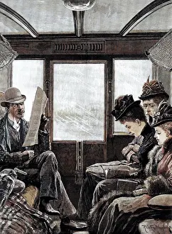 Passenger Prints: Easter Manoeuvres: 'Eyes Right!', 1890. Creator: Unknown