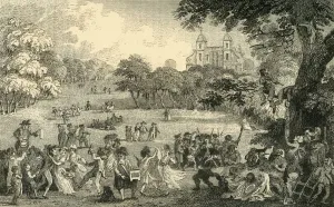 Rowdy Gallery: Easter Monday in Greenwich Park, (c1878). Creator: Unknown