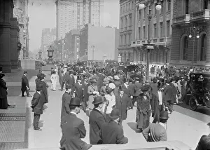 Easter Prints: Easter Parade, Fifth Ave. New York, 1910. Creator: Bain News Service