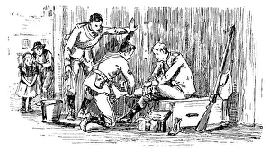 Almond William Douglas Prints: The Easter Volunteer Manoeuvres: our ambulance service is also most efficient